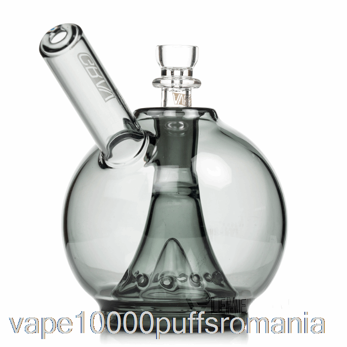 Vape Romania Grav Globe Bubbler Smoke Grey / Clear